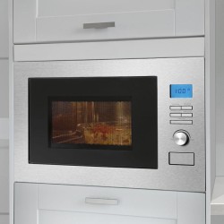 Micro ondes encastrable avec grill Inox Bomann MWG3001HEB
