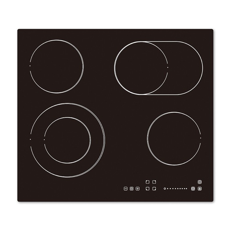 Plaque de cuisson vitrocéramique encastrable noir Bomann EBK 957.1 noir