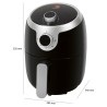 Bomann FR6050HCB-Black 1,8L oil-free hot air fryer