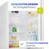 Refrigerator and freezer 268 L White Bomann KG7353-White