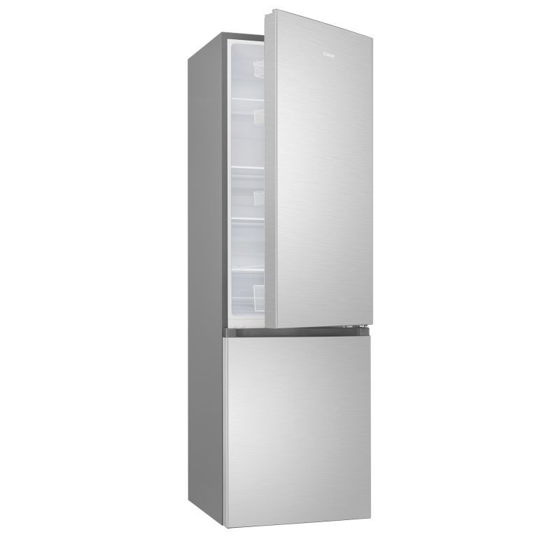 Bomann KG7353 Stainless steel fridge and freezer 268L