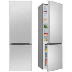 Bomann KG7353 Stainless steel fridge and freezer 268L