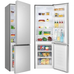Bomann KG7353 Stainless steel fridge and freezer 268L