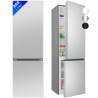 Réfrigérateur et congélateur 268L Inox Bomann KG7353-Inox