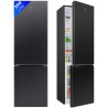Bomann KG7353-Black 268L fridge and freezer