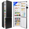 Bomann KG7353-Black 268L fridge and freezer