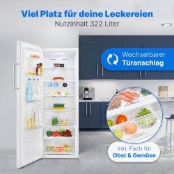 Refrigerator 322L White Bomann VS7345-White