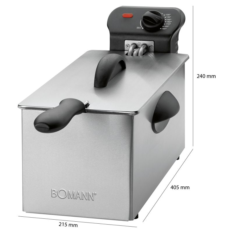 Bomann FR 2264 CB 3L stainless steel fryer