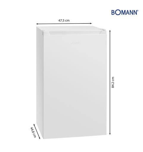 Réfrigérateur 82L Blanc Bomann KS 7247 Blanc
