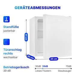 Réfrigérateur 42L Blanc Bomann KB7346-Blanc