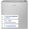42L stainless steel refrigerator Bomann KB7346-Inox