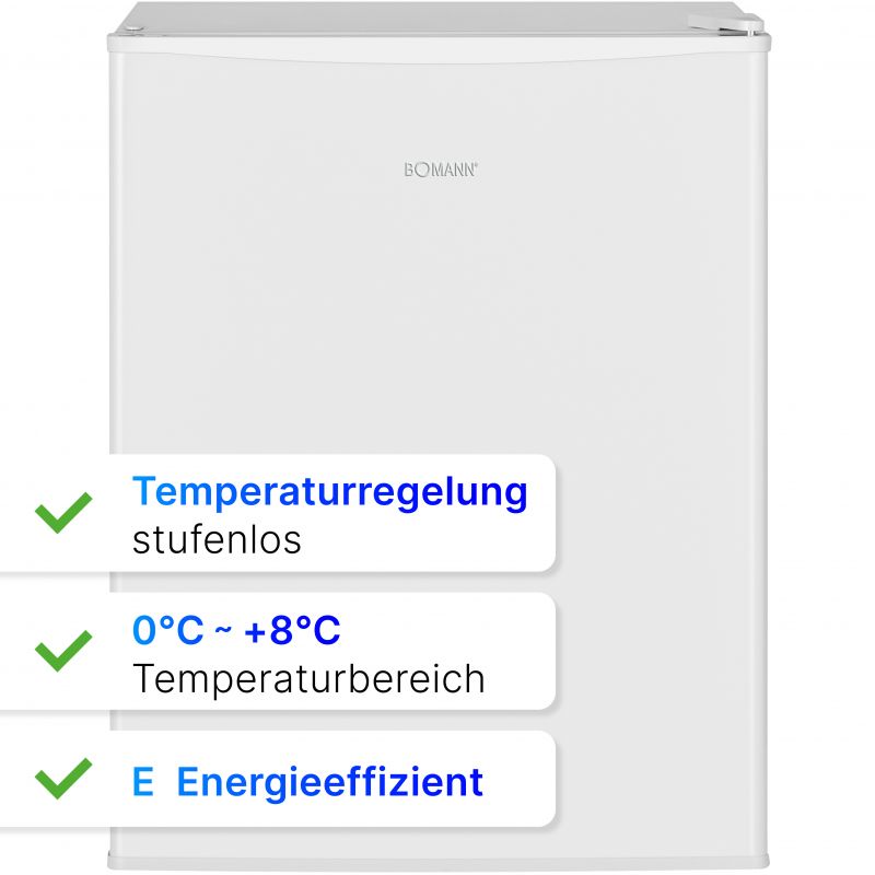 Réfrigérateur 58L Blanc Bomann KB 7347 Blanc