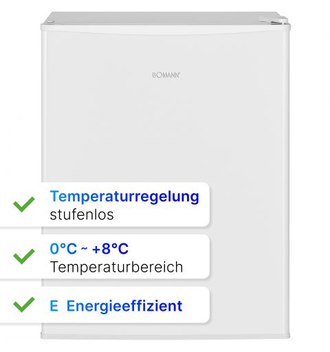 Refrigerator 58L White Bomann KB 7347 White