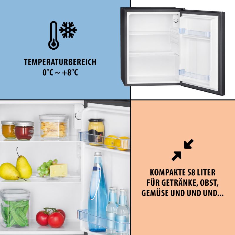 Réfrigerator 58L Black Bomann KB 7347 Black