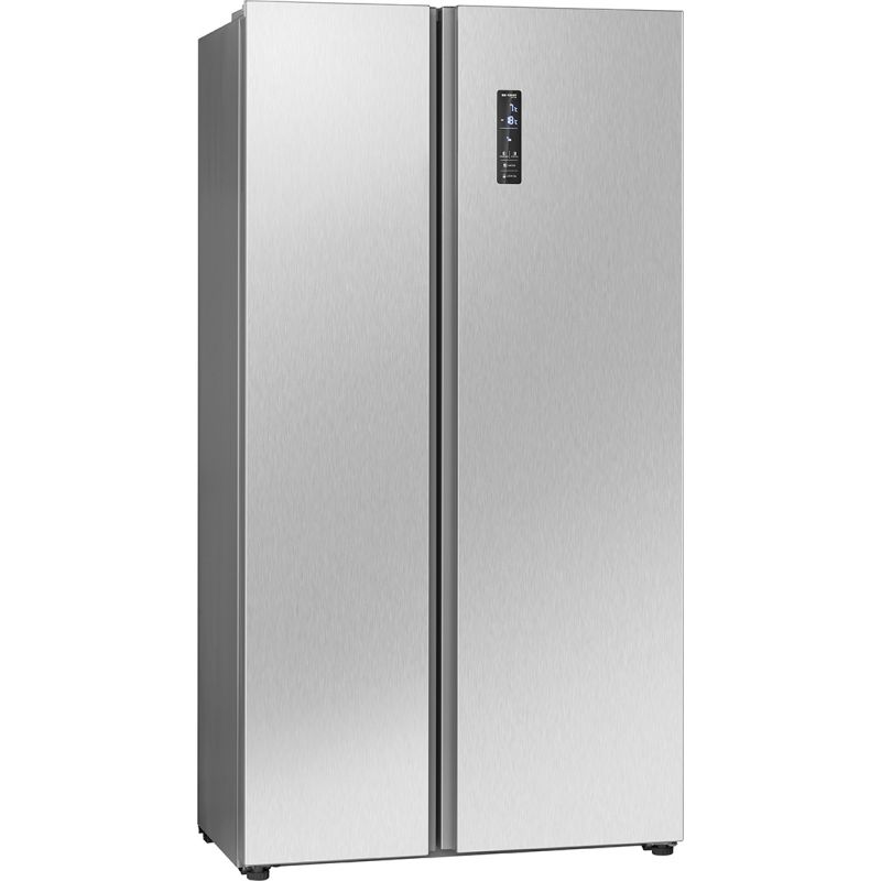 Réfrigérateur et congélateur combiné 442L Inox Bomann SBS 7344 Inox