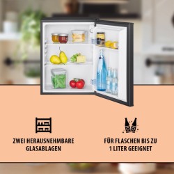 58L Black Refrigerator Bomann KB7347-Black