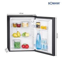 58L Black Refrigerator Bomann KB7347-Black