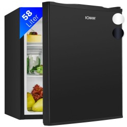 58L Black Refrigerator Bomann KB7347-Black