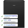 58L Black Refrigerator Bomann KB7347-Black
