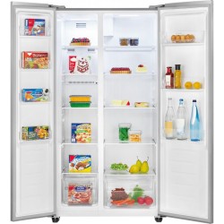 American refrigerator with freezer 442L Inox Bomann SBS7344-Inox