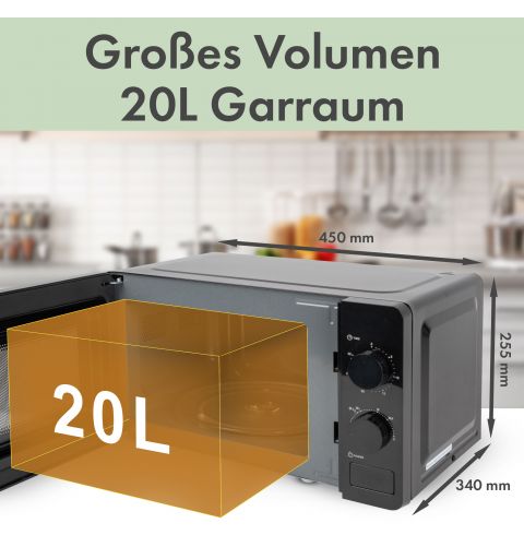 Microwave oven 20L 1150W Bomann MW 6014 CB Black