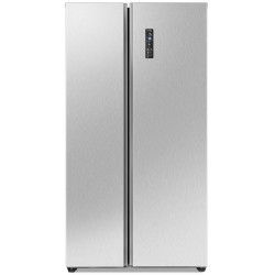 Réfrigérateur américain avec congélateur 442L Inox Bomann SBS7344-Inox