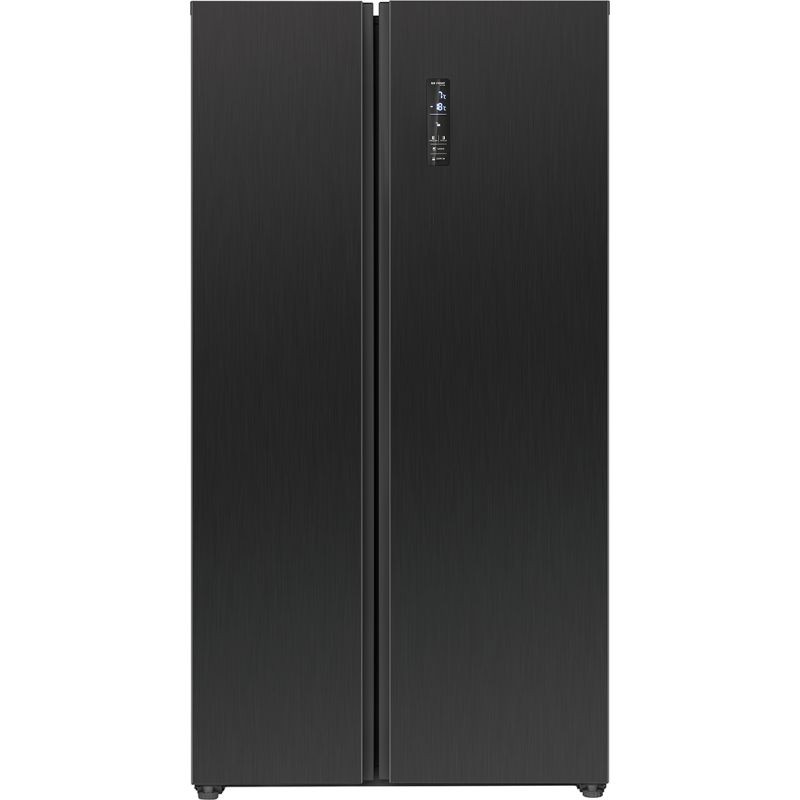 American refrigerator with freezer 442L Black Bomann SBS7344-Black