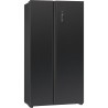 American refrigerator with freezer 442L Black Bomann SBS7344-Black