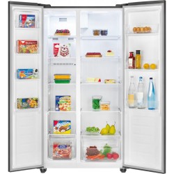 American refrigerator with freezer 442L Black Bomann SBS7344-Black