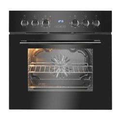 Bomann EHBC7937-black 4 hob glass ceramic built-in cooker with 56L oven