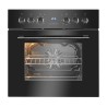 Bomann EHBC7937-black 4 hob glass ceramic built-in cooker with 56L oven