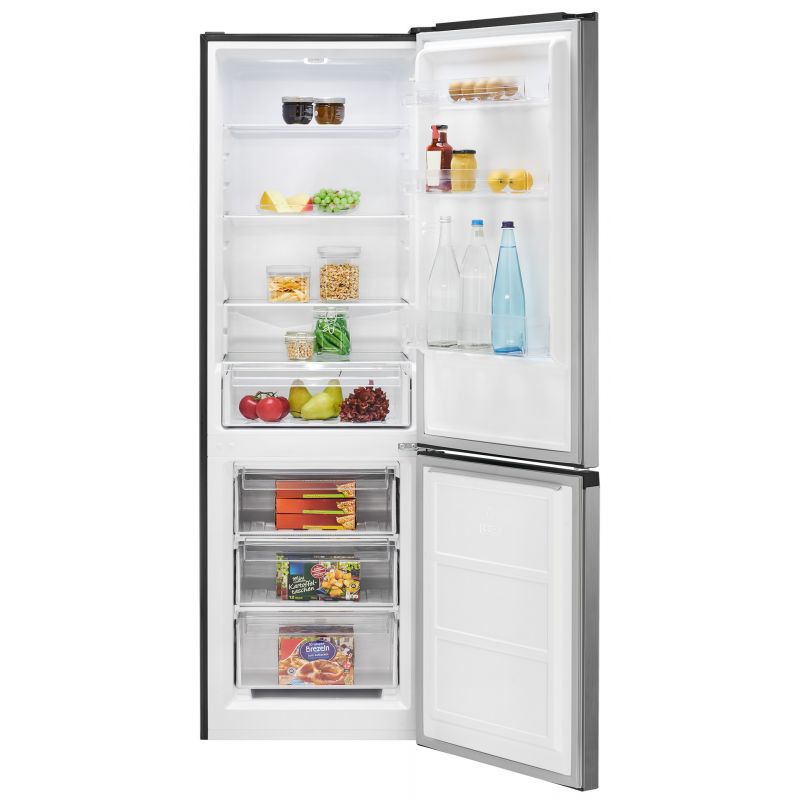 Réfrigérateur et congélateur 315L Inox Bomann KG 7357 Inox