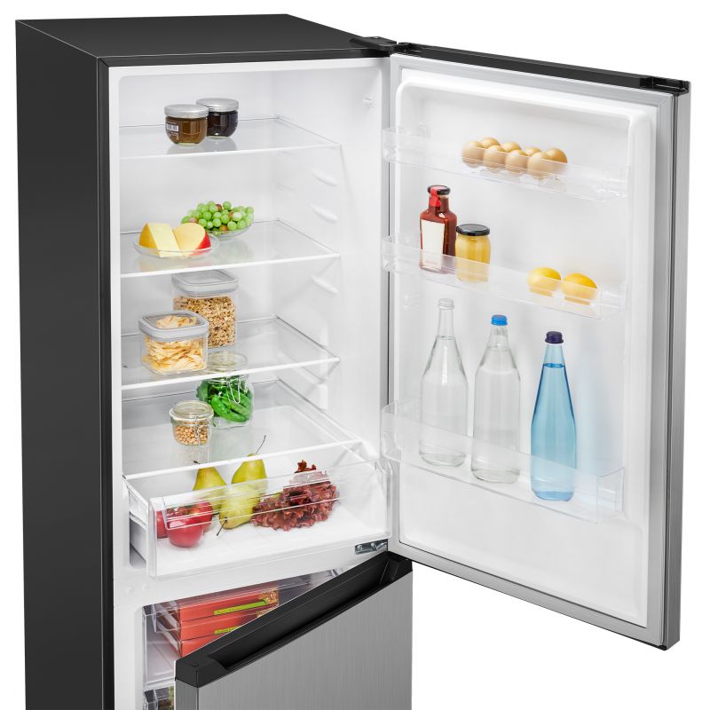 Réfrigérateur et congélateur 315L Inox Bomann KG 7357 Inox