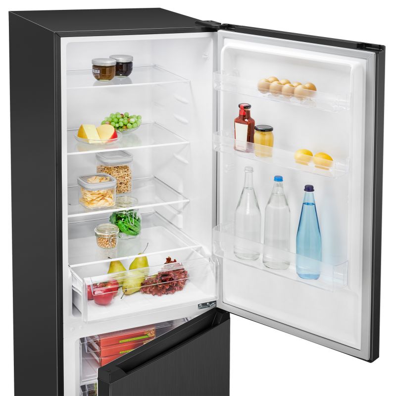 Fridge/Freezer 315L Black Bomann KG 7357 Black