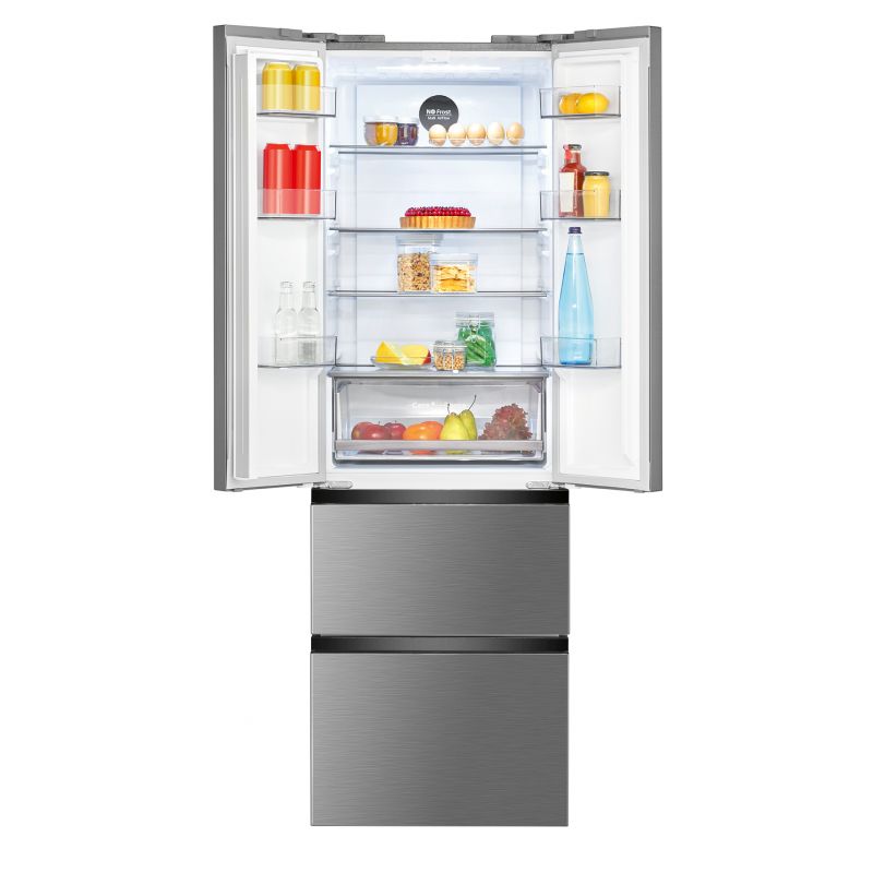 Réfrigérateur et congélateur 400L Inox Bomann KG 7354 Inox