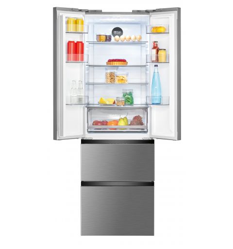 Réfrigérateur et congélateur 400L Inox Bomann KG 7354 Inox