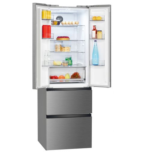 Réfrigérateur et congélateur 400L Inox Bomann KG 7354 Inox