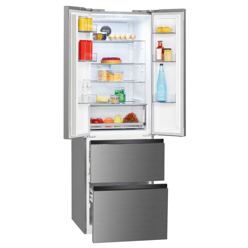 Réfrigérateur et congélateur 400L Inox Bomann KG 7354 Inox