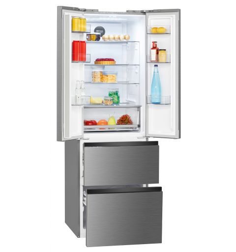 Réfrigérateur et congélateur 400L Inox Bomann KG 7354 Inox