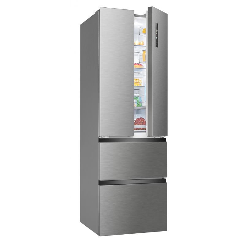 Réfrigérateur et congélateur 400L Inox Bomann KG 7354 Inox