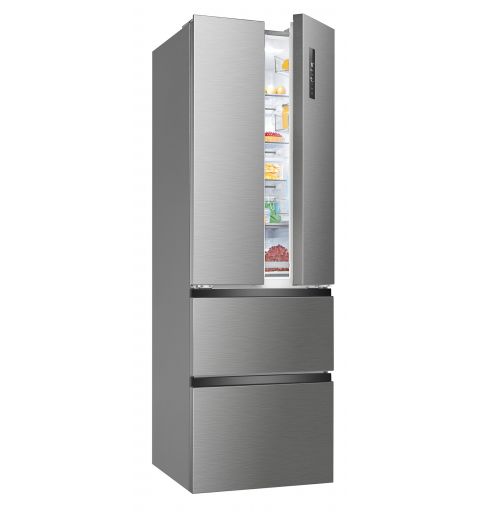 Réfrigérateur et congélateur 400L Inox Bomann KG 7354 Inox