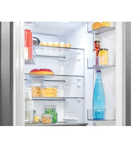 Réfrigérateur et congélateur 400L Inox Bomann KG 7354 Inox