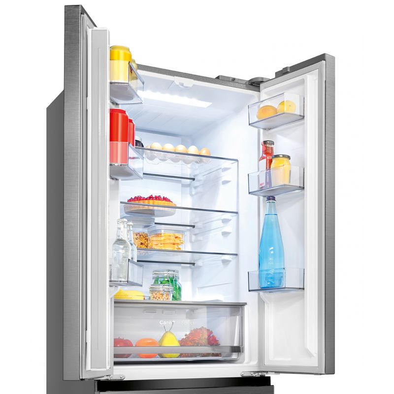 Réfrigérateur et congélateur 400L Inox Bomann KG 7354 Inox