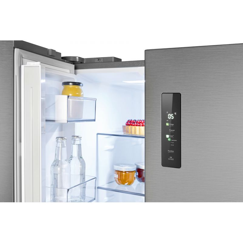 Réfrigérateur et congélateur 400L Inox Bomann KG 7354 Inox