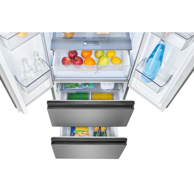 Réfrigérateur et congélateur 400L Inox Bomann KG 7354 Inox