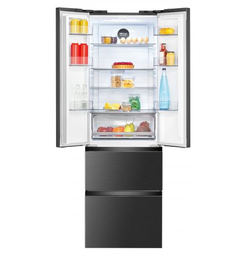 Fridge/Freezer 400L black Bomann KG 7354 black