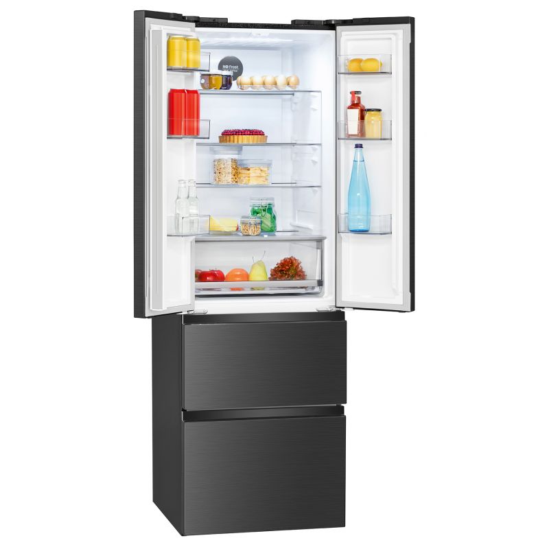 Fridge/Freezer 400L black Bomann KG 7354 black