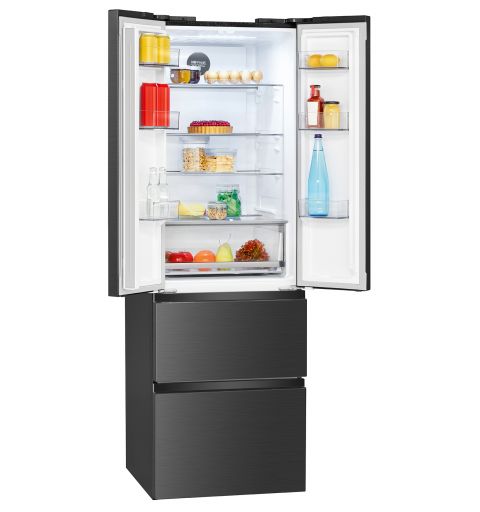 Fridge/Freezer 400L black Bomann KG 7354 black