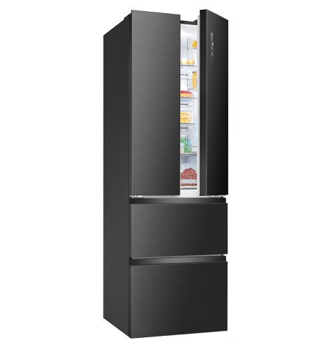 Fridge/Freezer 400L black Bomann KG 7354 black