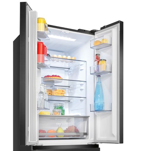 Fridge/Freezer 400L black Bomann KG 7354 black